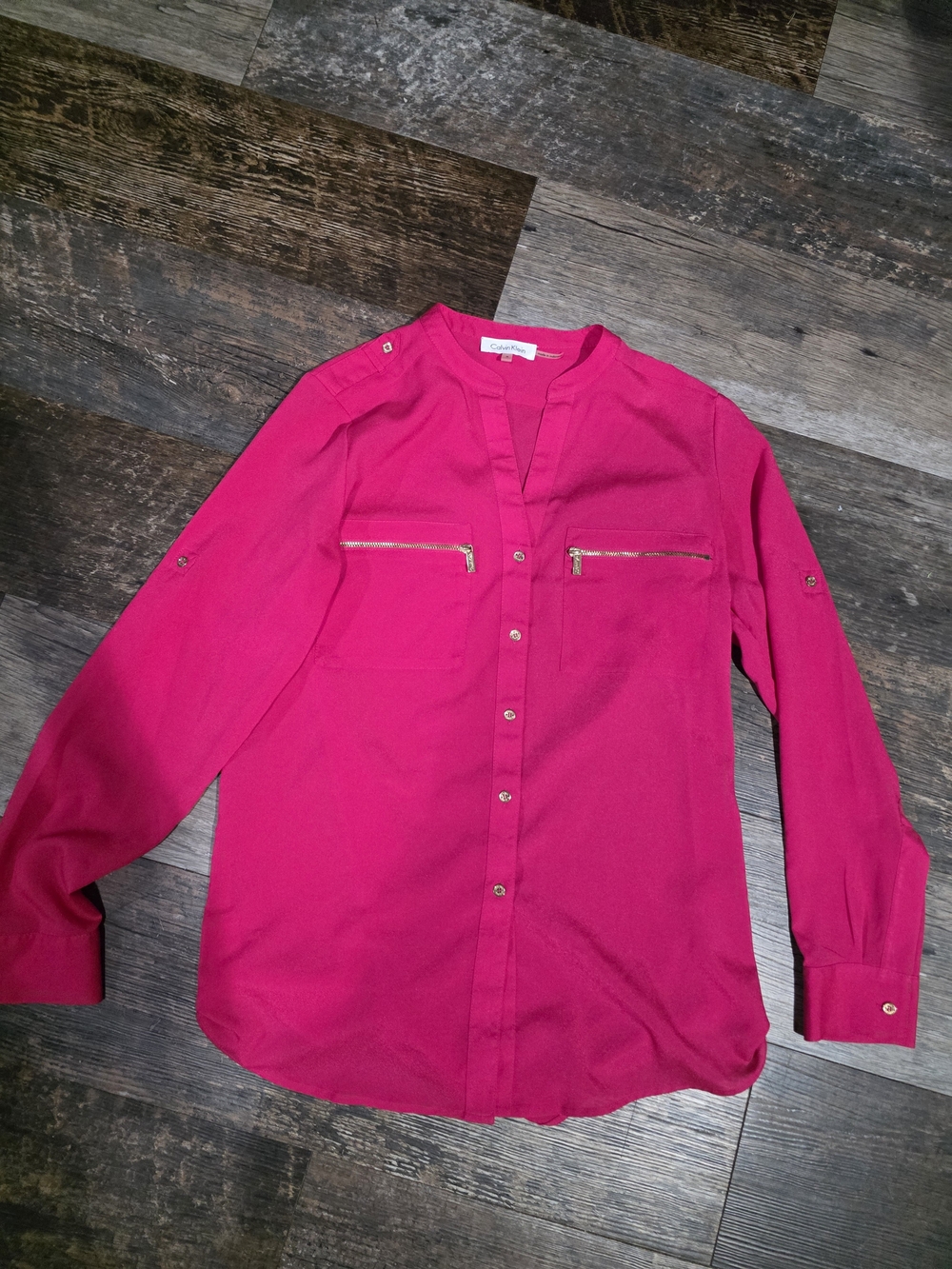 Calvin Klein Fuchsia Tunic Top